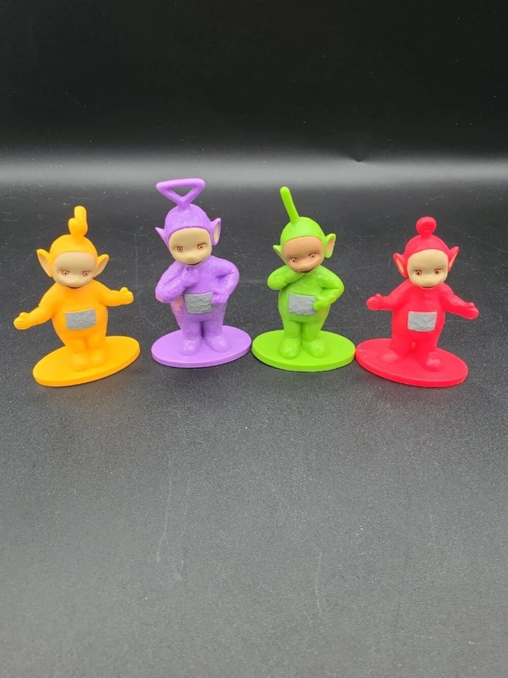 Vintage Teletubbies Cake Toppers Set of 4